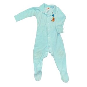 Vintage Winnie The Pooh Sleeper Baby 24 Months embroidered Terry Footed 
 WEAR